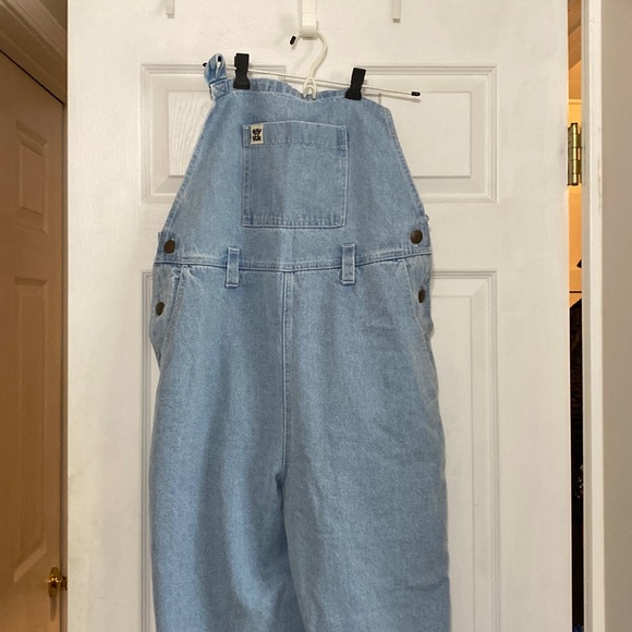 Lucy & Yak Jeans Lucy And Yak Easton Dungaree Organic Denim Light